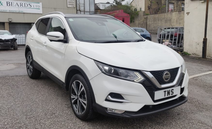 2018 68 NISSAN QASHQAI N-CONNECTA 1.5 DCI UNRECORDED DAMAGED SALVAGE