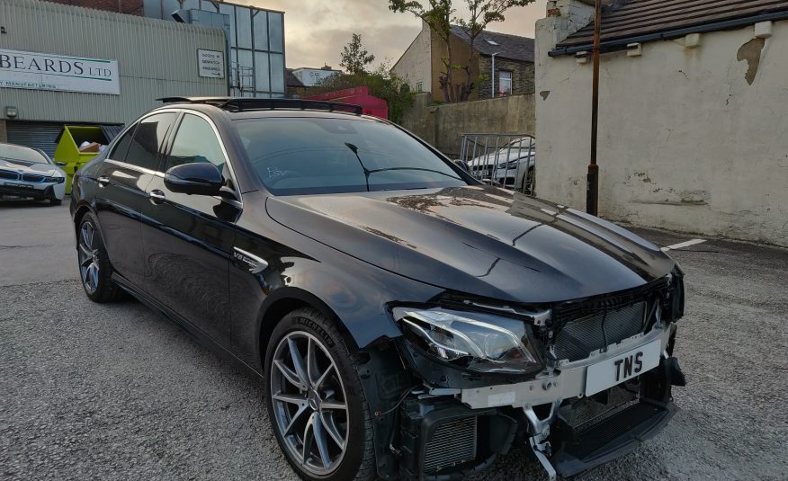 2019 MERCEDES-BENZ E CLASS E63 AMG 4 MATIC+ AUTO UNRECORDED DAMAGED SALVAGE