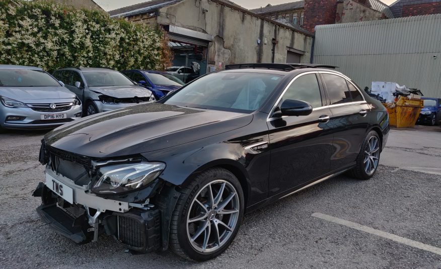 2019 MERCEDES-BENZ E CLASS E63 AMG 4 MATIC+ AUTO UNRECORDED DAMAGED SALVAGE