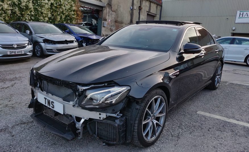 2019 MERCEDES-BENZ E CLASS E63 AMG 4 MATIC+ AUTO UNRECORDED DAMAGED SALVAGE