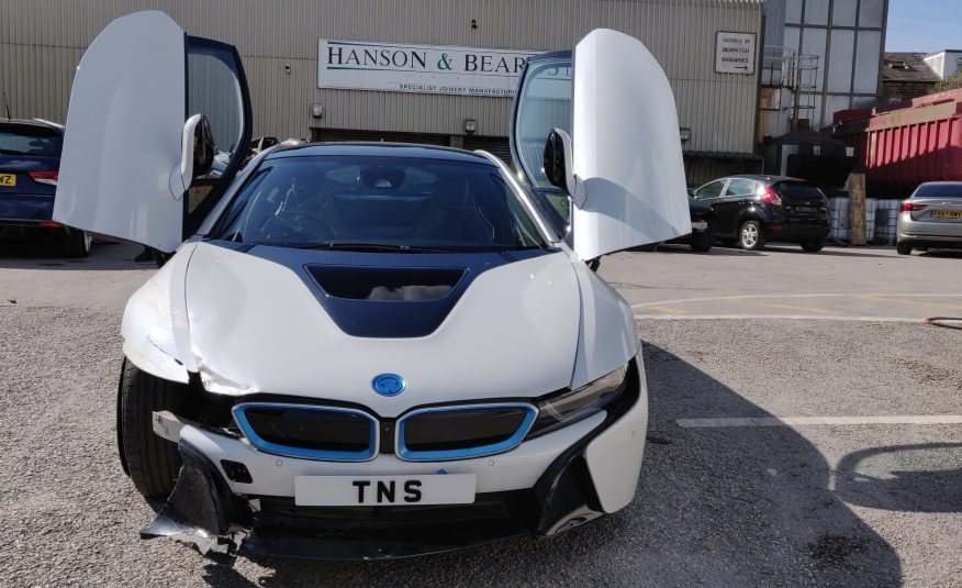 2017 BMW i8 1.5 4X4 AUTO HEADS UP DISPLAY MEGA SPEC UNRECORDED DAMAGED SALVAGE