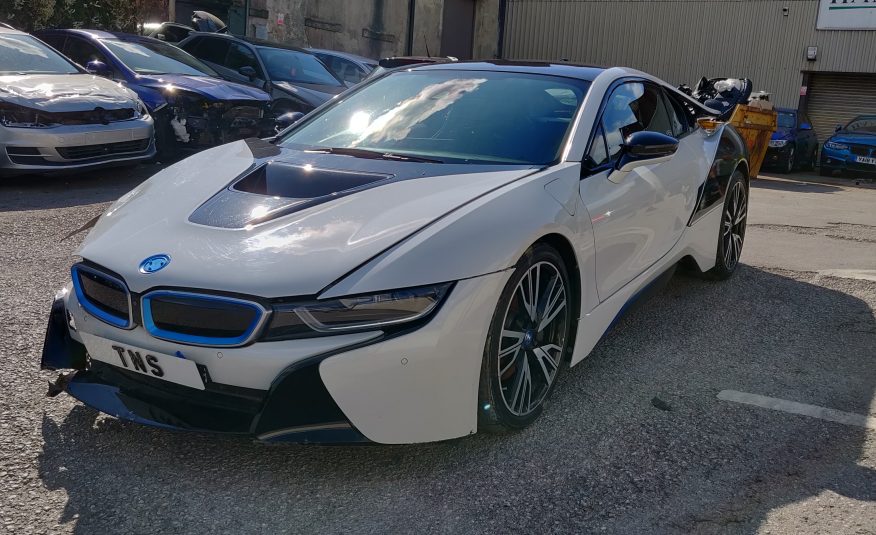 2017 BMW i8 1.5 4X4 AUTO HEADS UP DISPLAY MEGA SPEC UNRECORDED DAMAGED SALVAGE