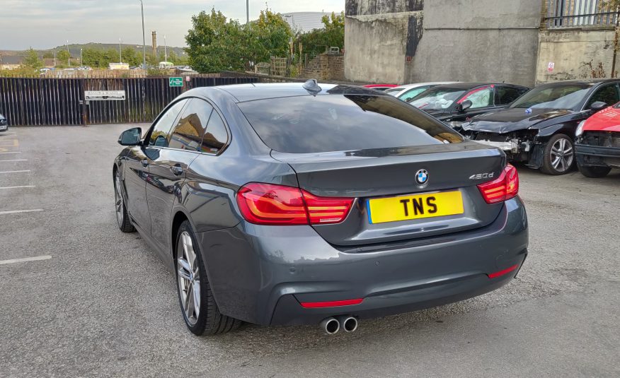 2018 BMW 4 SERIES 420D GRAN COUPE M SPORT AUTO UNRECORDED DAMAGED SALVAGE