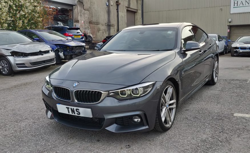 2018 BMW 4 SERIES 420D GRAN COUPE M SPORT AUTO UNRECORDED DAMAGED SALVAGE