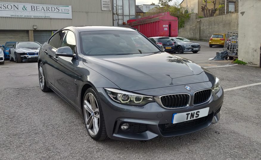 2018 BMW 4 SERIES 420D GRAN COUPE M SPORT AUTO UNRECORDED DAMAGED SALVAGE