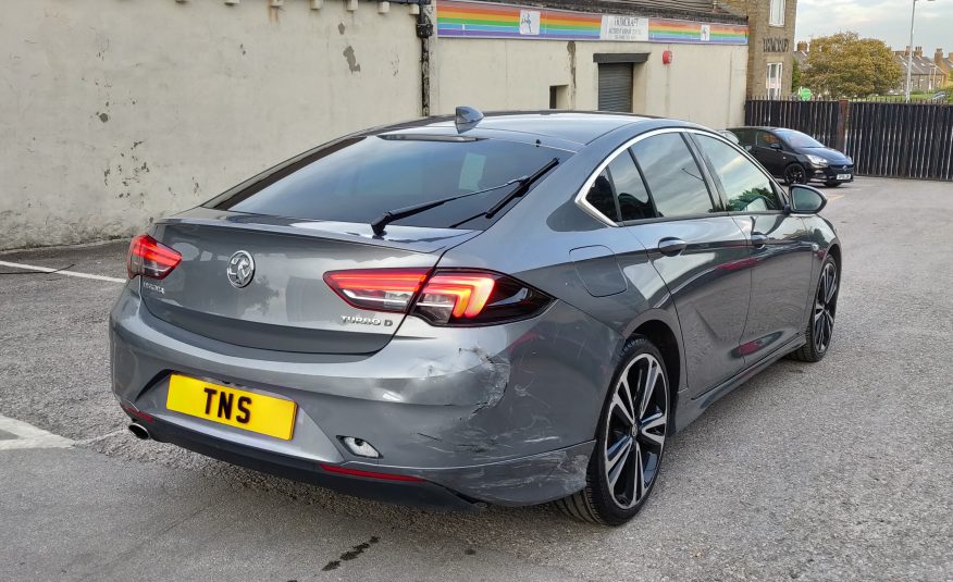 2018 VAUXHALL INSIGNIA 2.0D SRI VX-LINE NAV UNRECORDED DAMAGED SALVAGE