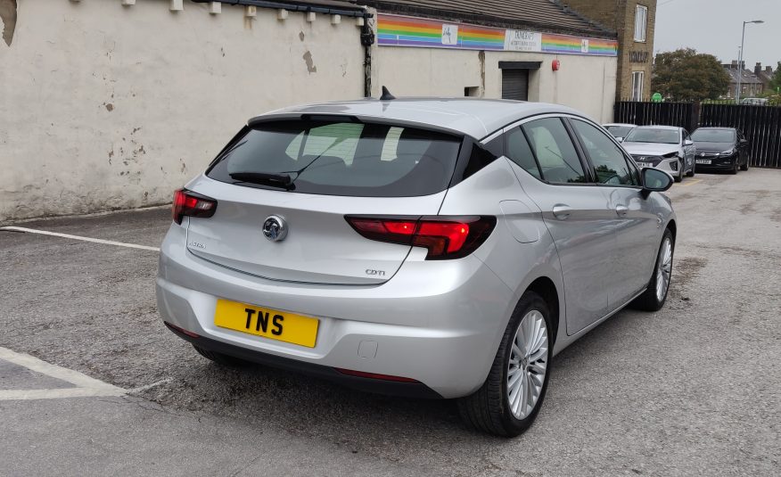 2018 68 VAUXHALL ASTRA 1.6 CDTi AUTO ELITE NAV UNRECORDED DAMAGED SALVAGE