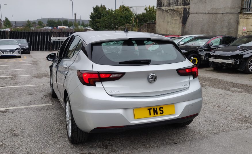 2018 68 VAUXHALL ASTRA 1.6 CDTi AUTO ELITE NAV UNRECORDED DAMAGED SALVAGE