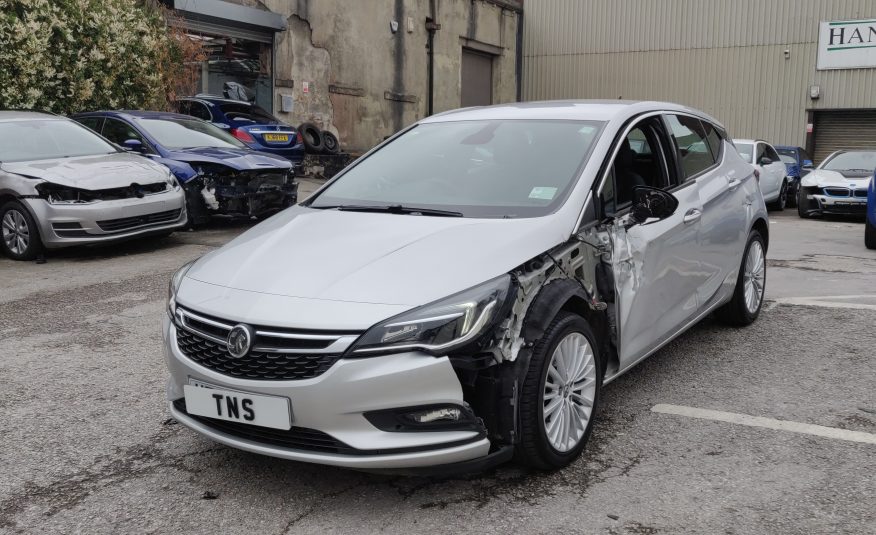 2018 68 VAUXHALL ASTRA 1.6 CDTi AUTO ELITE NAV UNRECORDED DAMAGED SALVAGE