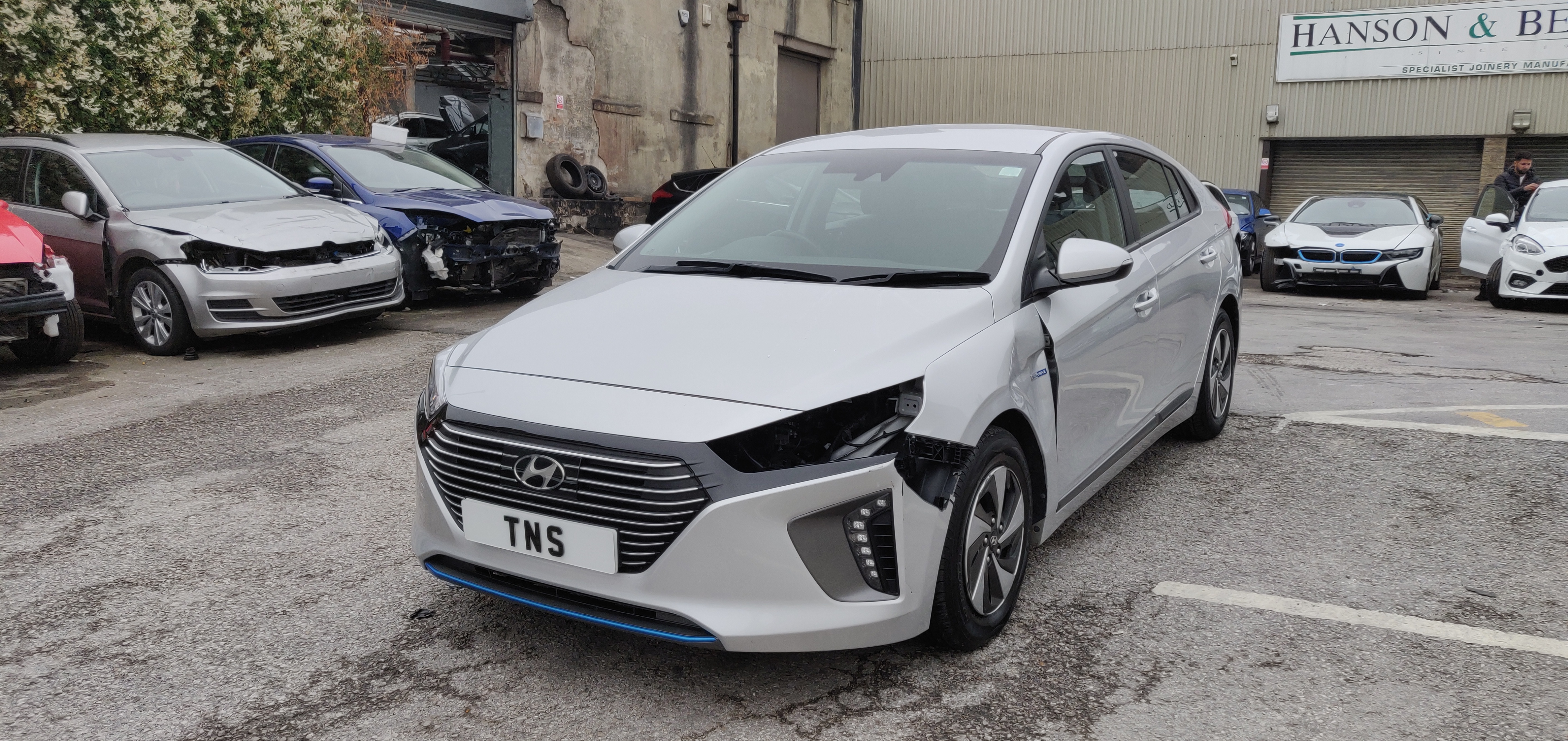 2018 18 HYUNDAI IONIQ SE HYBRID 1.6 GDi DCT UNRECORDED DAMAGED SALVAGE