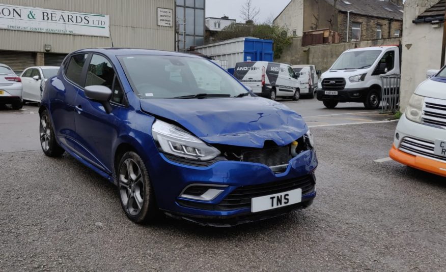 2019 19 RENAULT CLIO 0.9 TCe GT LINE NAV CAT S DAMAGED SALVAGE