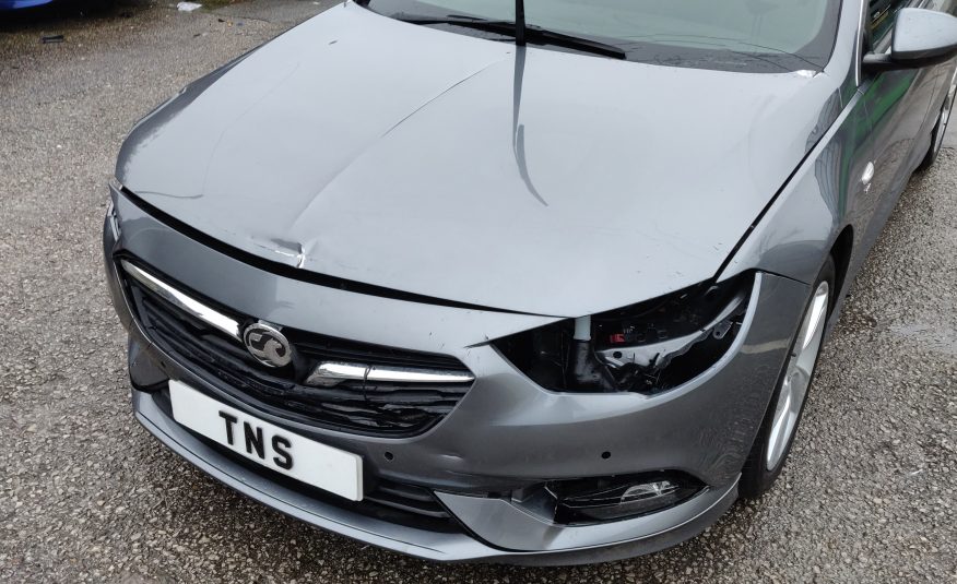 2019 19 VAUXHALL INSIGNIA 1.5i SRI VX-LINE NAV UNRECORDED DAMAGED SALVAGE