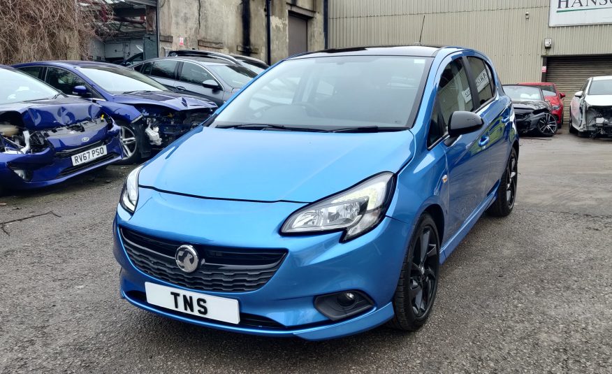 2019 69 VAUXHALL CORSA 1.4i SRI VX-LINE NAV BLACK ED. UNRECORDED DAMAGED SALVAGE