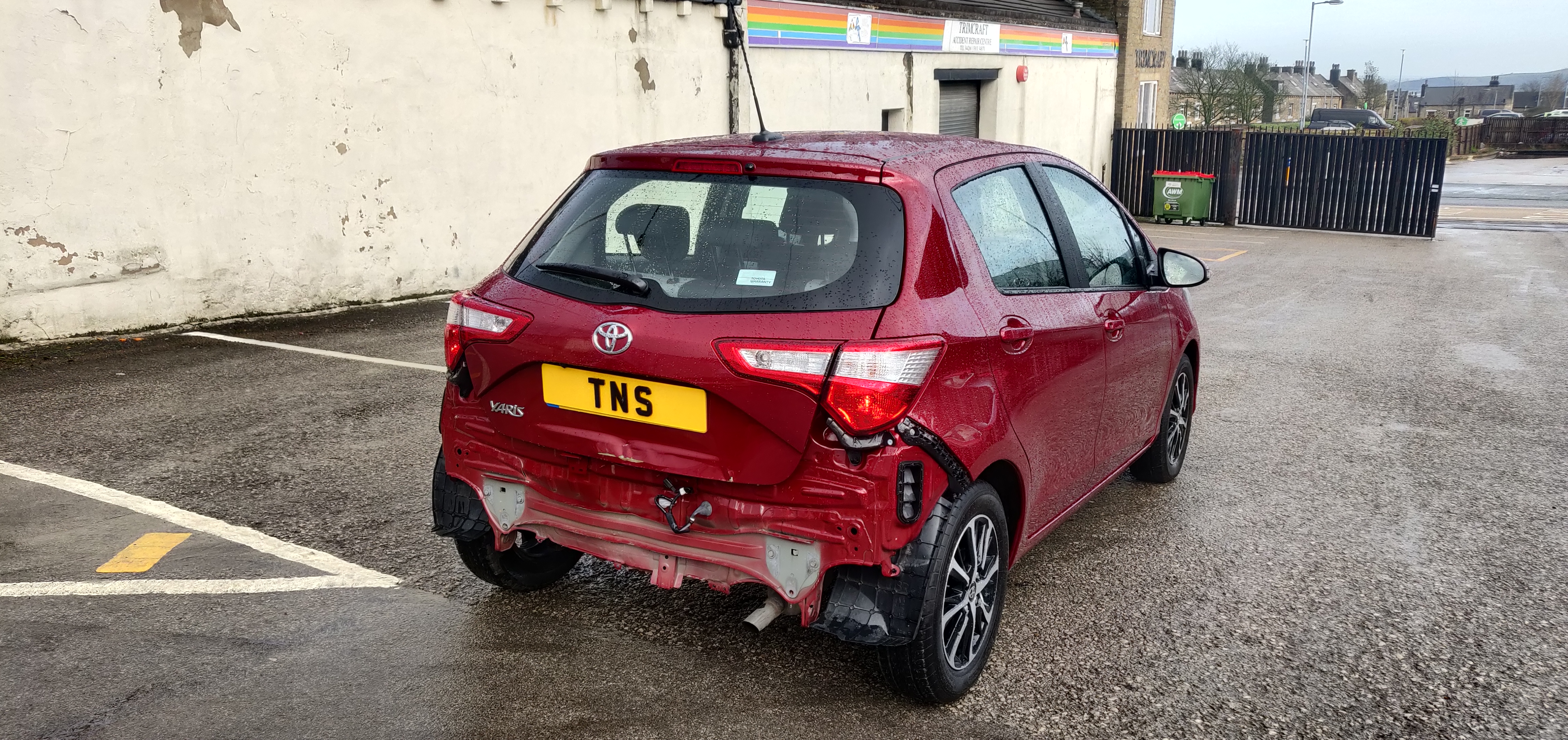 2019 19 TOYOTA YARIS ICON TECH 1.5 VVT-i UNRECORDED DAMAGED SALVAGE
