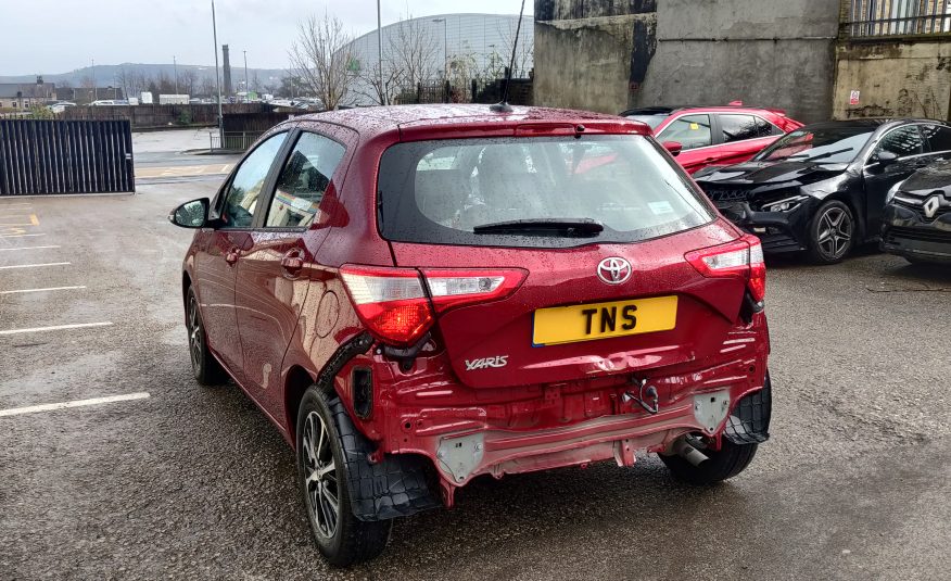 2019 19 TOYOTA YARIS ICON TECH 1.5 VVT-i UNRECORDED DAMAGED SALVAGE