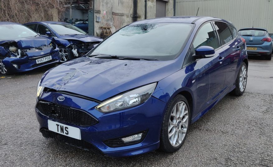 2018 18 FORD FOCUS ST-LINE 1.0T ECOBOOST UNRECORDED DAMAGED SALVAGE