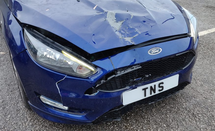 2018 18 FORD FOCUS ST-LINE 1.0T ECOBOOST UNRECORDED DAMAGED SALVAGE