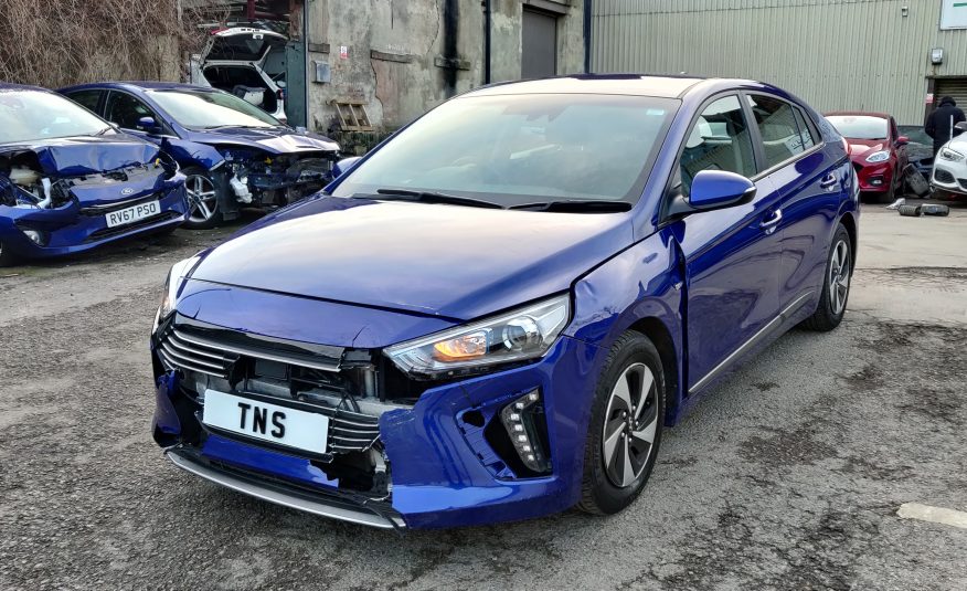 2018 68 HYUNDAI IONIQ SE HYBRID 1.6 GDi DCT UNRECORDED DAMAGED SALVAGE