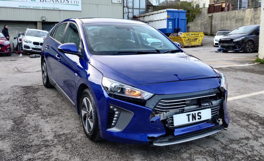 2018 68 HYUNDAI IONIQ SE HYBRID 1.6 GDi DCT UNRECORDED DAMAGED SALVAGE