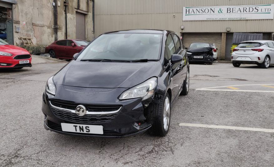 2019 19 VAUXHALL CORSA 1.4i SRI VX-LINE NAV BLACK ED. UNRECORDED DAMAGED SALVAGE