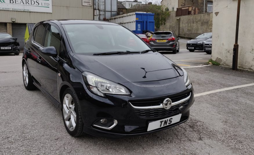 2019 19 VAUXHALL CORSA 1.4i SRI VX-LINE NAV BLACK ED. UNRECORDED DAMAGED SALVAGE