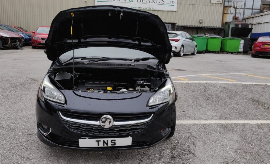 2019 19 VAUXHALL CORSA 1.4i SRI VX-LINE NAV BLACK ED. UNRECORDED DAMAGED SALVAGE