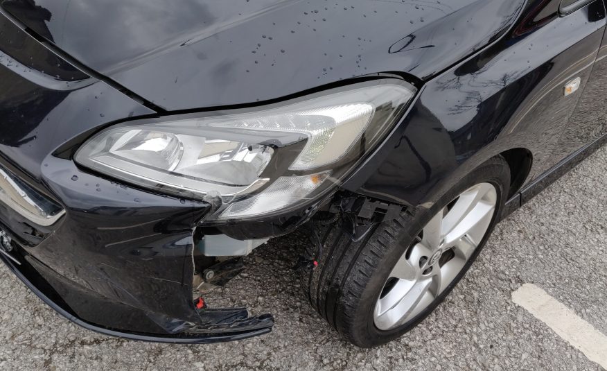 2019 19 VAUXHALL CORSA 1.4i SRI VX-LINE NAV BLACK ED. UNRECORDED DAMAGED SALVAGE