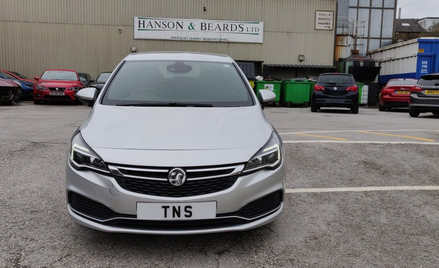 2018 68 VAUXHALL ASTRA 1.6i TURBO SRI VX-LINE NAV UNRECORDED DAMAGED SALVAGE