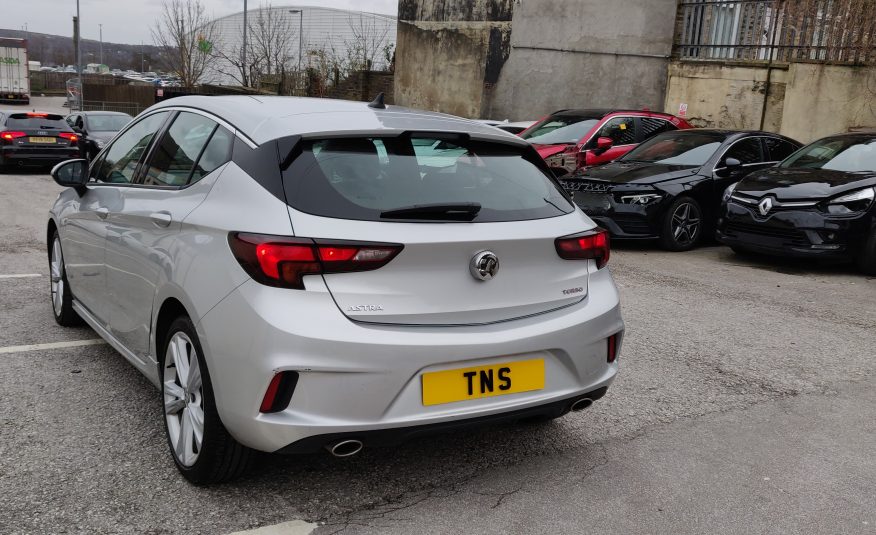 2018 68 VAUXHALL ASTRA 1.6i TURBO SRI VX-LINE NAV UNRECORDED DAMAGED SALVAGE