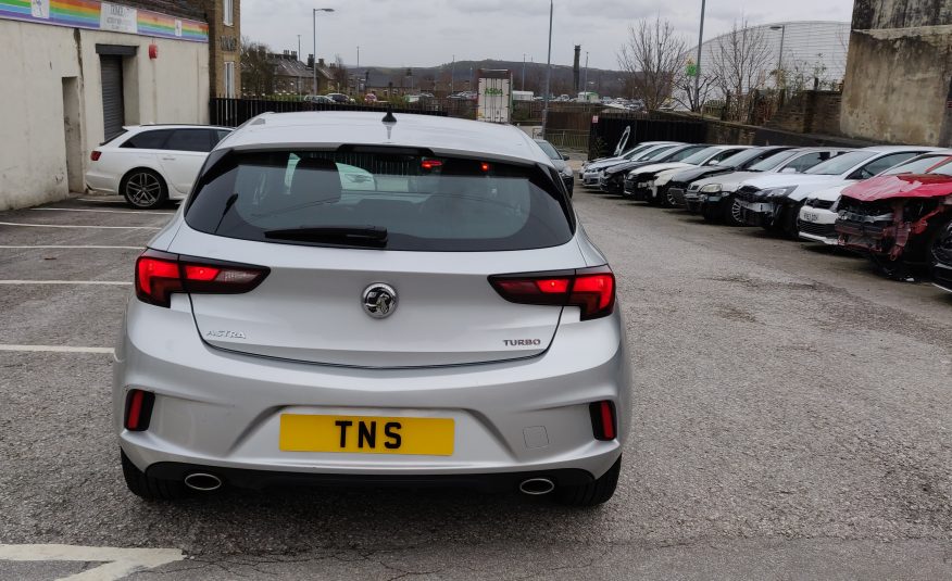 2018 68 VAUXHALL ASTRA 1.6i TURBO SRI VX-LINE NAV UNRECORDED DAMAGED SALVAGE