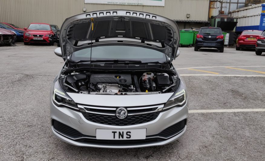 2018 68 VAUXHALL ASTRA 1.6i TURBO SRI VX-LINE NAV UNRECORDED DAMAGED SALVAGE