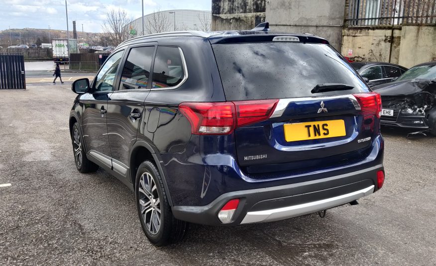 2019 19 MITSUBISHI OUTLANDER JURO 2.2 DI-D 4×4 AUTO UNRECORDED DAMAGED SALVAGE