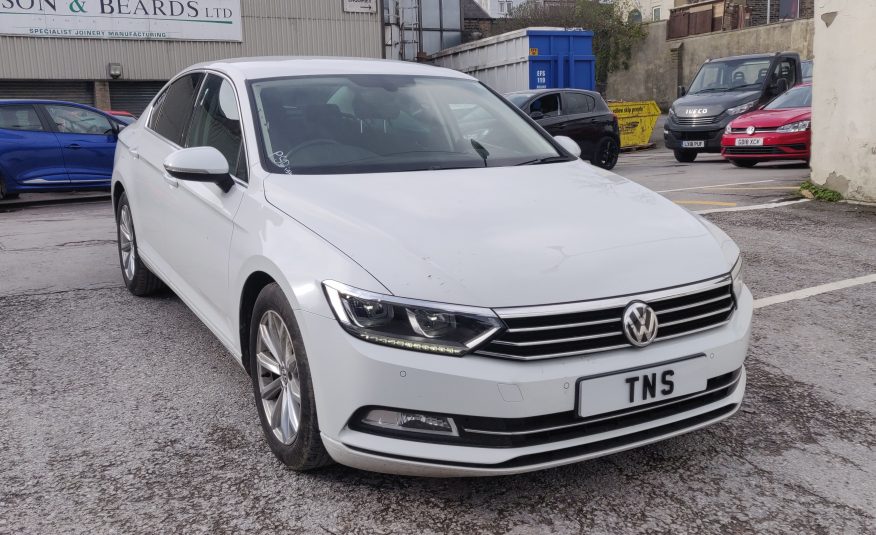 2018 18 VOLKSWAGEN PASSAT SE BUSINESS 2.0 TDI AUTO DSG CAT S DAMAGED SALVAGE