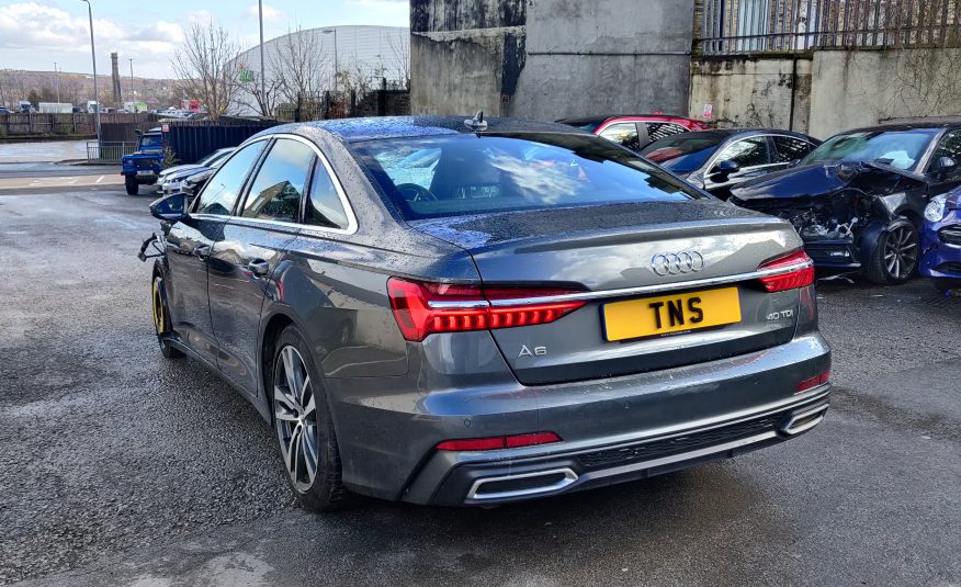 2019 19 AUDI A6 S-LINE 40 TDI AUTO CAT S DAMAGED SALVAGE