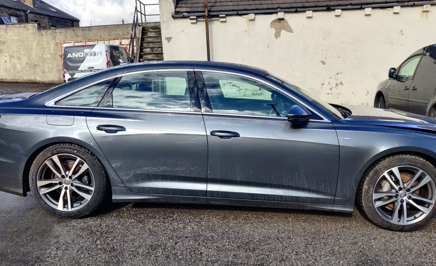 2019 19 AUDI A6 S-LINE 40 TDI AUTO CAT S DAMAGED SALVAGE