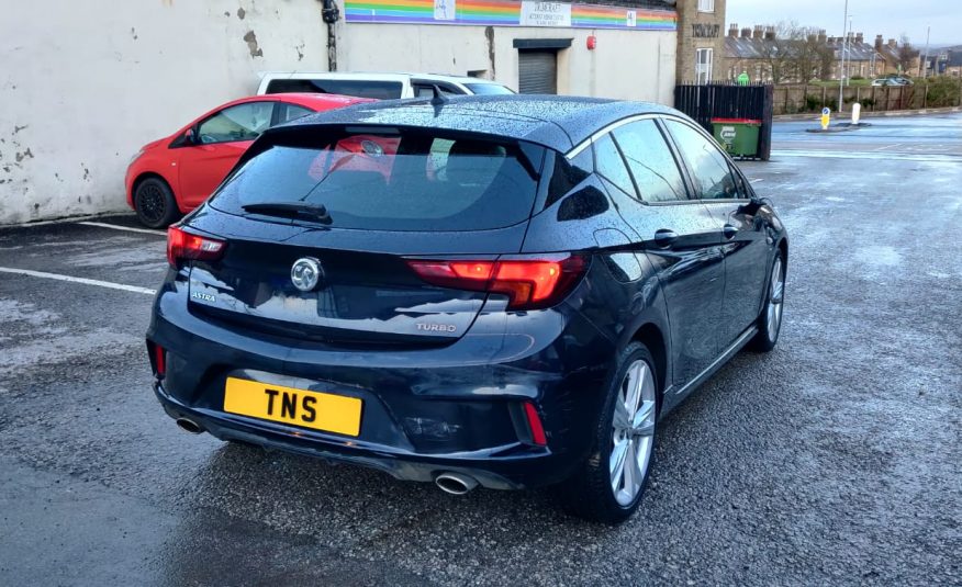 2018 68 VAUXHALL ASTRA 1.6i TURBO SRI VX-LINE NAV UNRECORDED DAMAGED SALVAGE