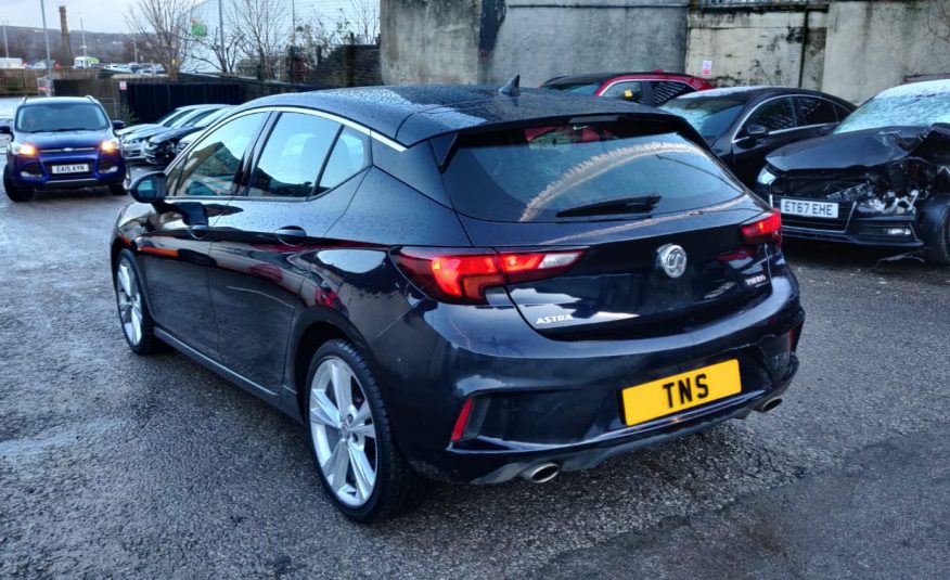 2018 68 VAUXHALL ASTRA 1.6i TURBO SRI VX-LINE NAV UNRECORDED DAMAGED SALVAGE