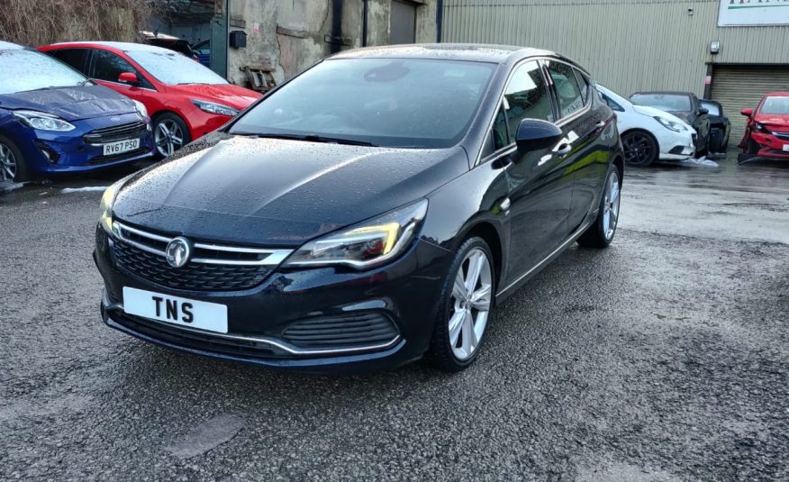 2018 68 VAUXHALL ASTRA 1.6i TURBO SRI VX-LINE NAV UNRECORDED DAMAGED SALVAGE