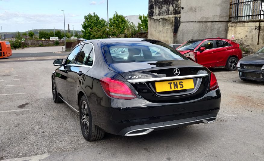 2019 19 MERCEDES-BENZ C CLASS C200 SPORT PREMIUM AUTO UNRECORDED DAMAGED SALVAGE