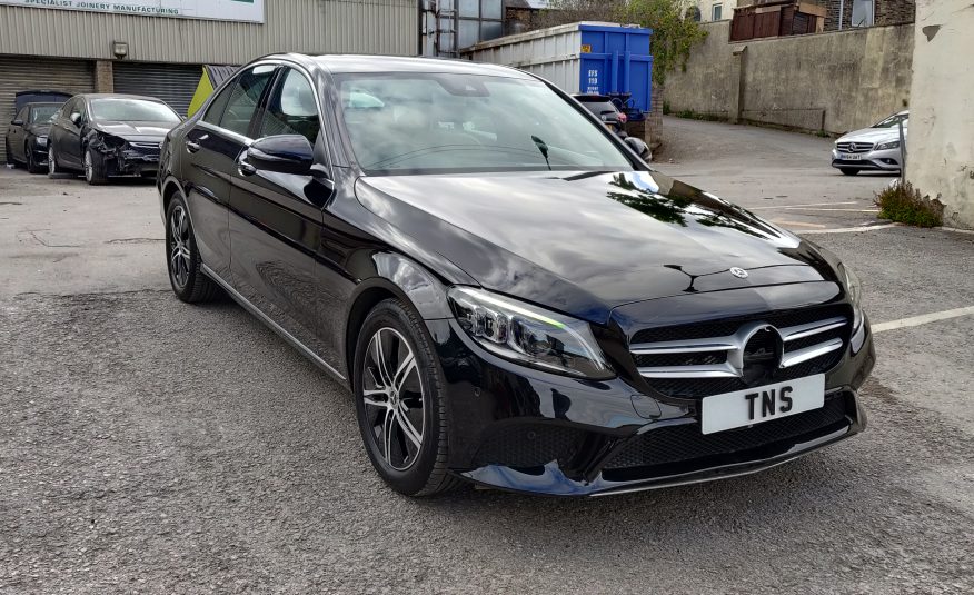 2019 19 MERCEDES-BENZ C CLASS C200 SPORT PREMIUM AUTO UNRECORDED DAMAGED SALVAGE