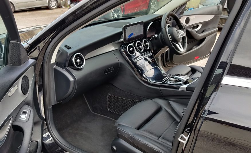 2019 19 MERCEDES-BENZ C CLASS C200 SPORT PREMIUM AUTO UNRECORDED DAMAGED SALVAGE