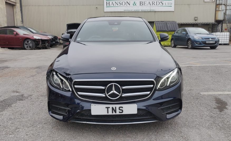 2020 MERCEDES-BENZ E CLASS E220D AMG LINE EDITION UNRECORDED DAMAGED SALVAGE