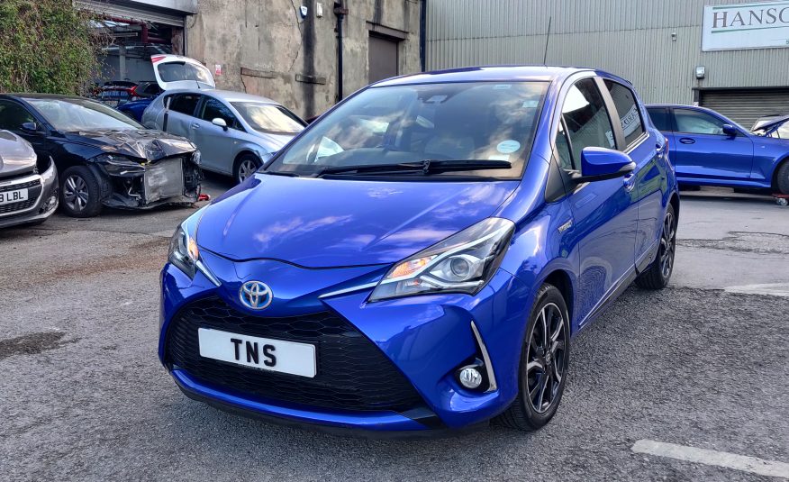 2018 TOYOTA YARIS DESIGN HYBRID 1.5 VVT-i HEV CV AUTO UNRECORDED DAMAGED SALVAGE