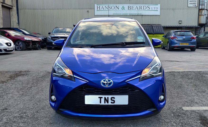 2018 TOYOTA YARIS DESIGN HYBRID 1.5 VVT-i HEV CV AUTO UNRECORDED DAMAGED SALVAGE