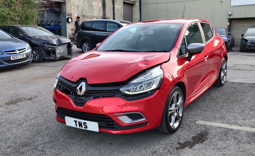 2019 19 RENAULT CLIO 0.9 TCe GT-LINE NAV CAT N DAMAGED SALVAGE