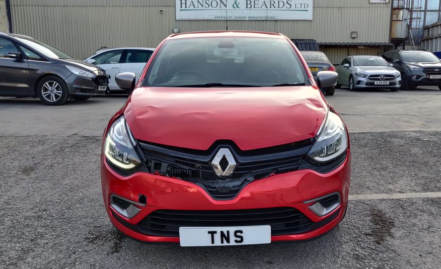 2019 19 RENAULT CLIO 0.9 TCe GT-LINE NAV CAT N DAMAGED SALVAGE