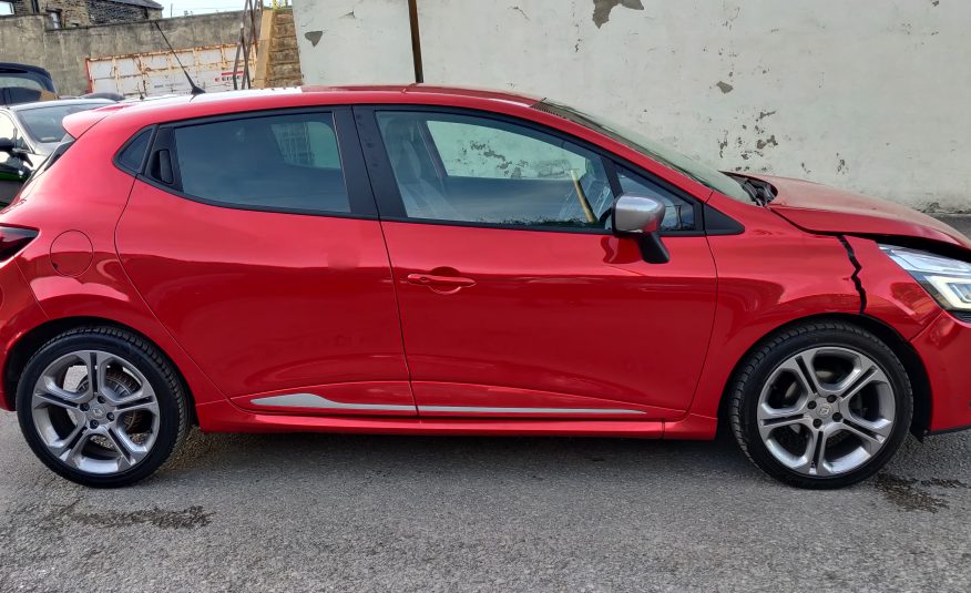 2019 19 RENAULT CLIO 0.9 TCe GT-LINE NAV CAT N DAMAGED SALVAGE