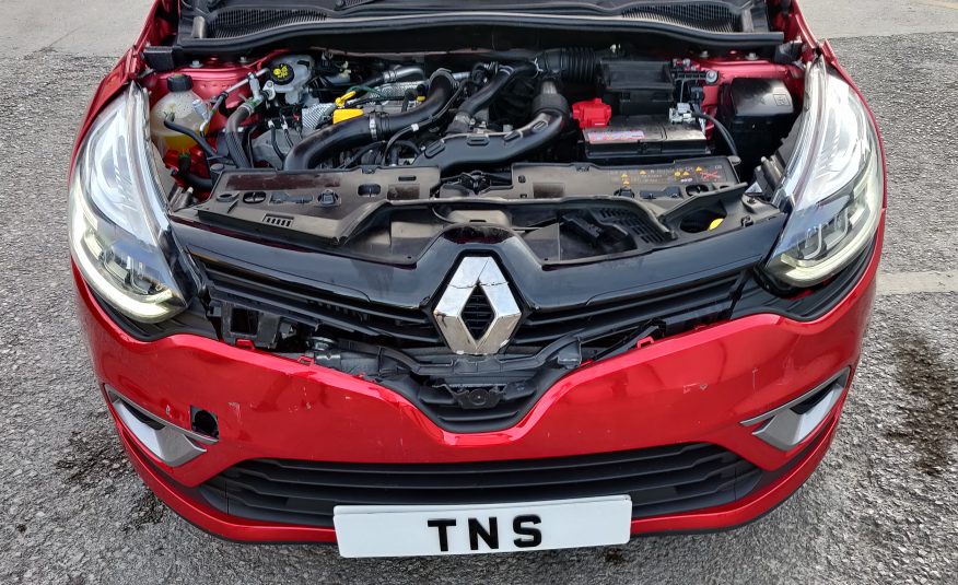 2019 19 RENAULT CLIO 0.9 TCe GT-LINE NAV CAT N DAMAGED SALVAGE