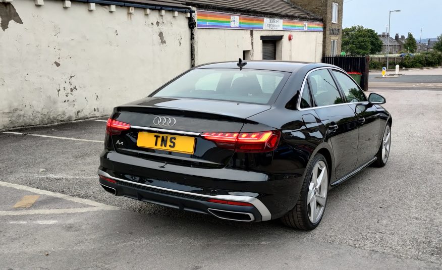 2019 69 AUDI A4 2.0 TFSI 40 S-LINE AUTO UNRECORDED DAMAGED SALVAGE