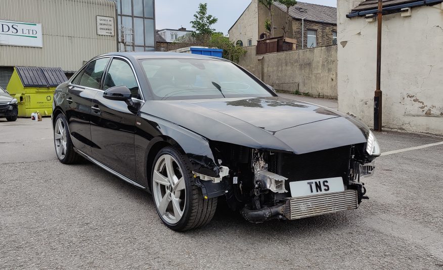 2019 69 AUDI A4 2.0 TFSI 40 S-LINE AUTO UNRECORDED DAMAGED SALVAGE